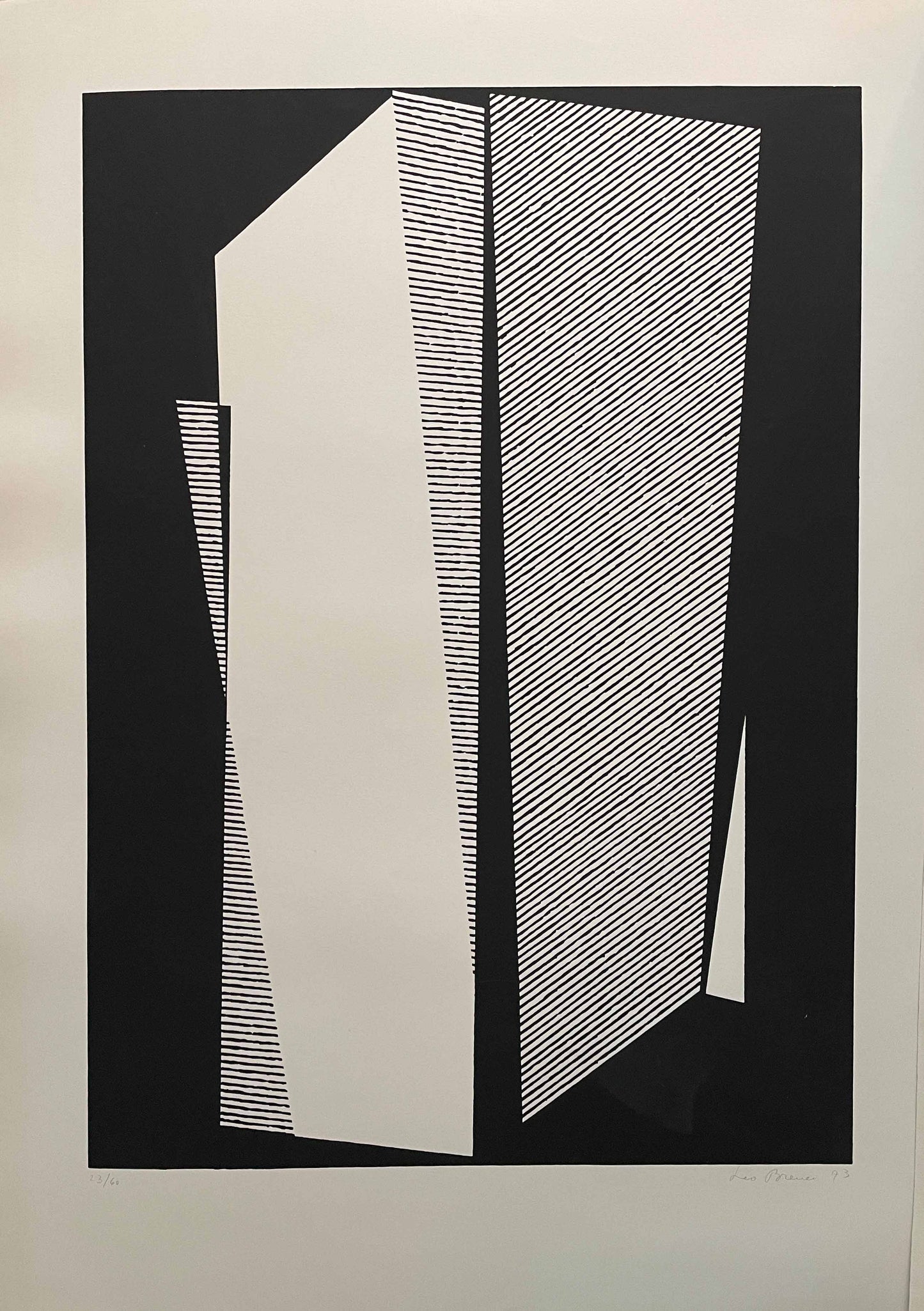 Serigrafie „Raumstruktur II"
