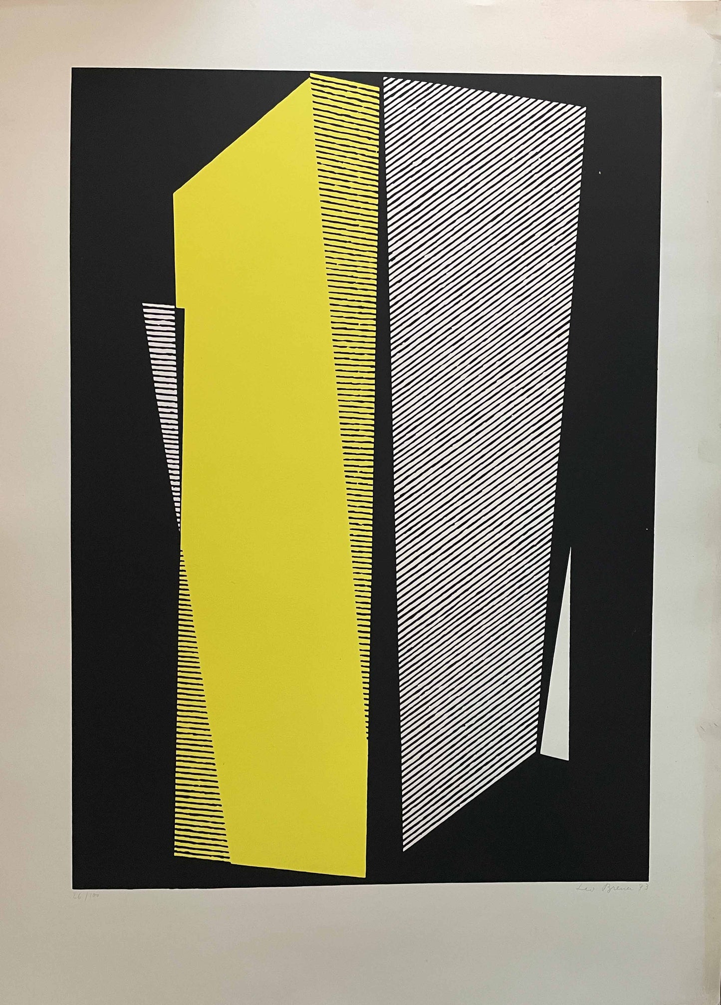 Serigrafie "Raumstruktur II"