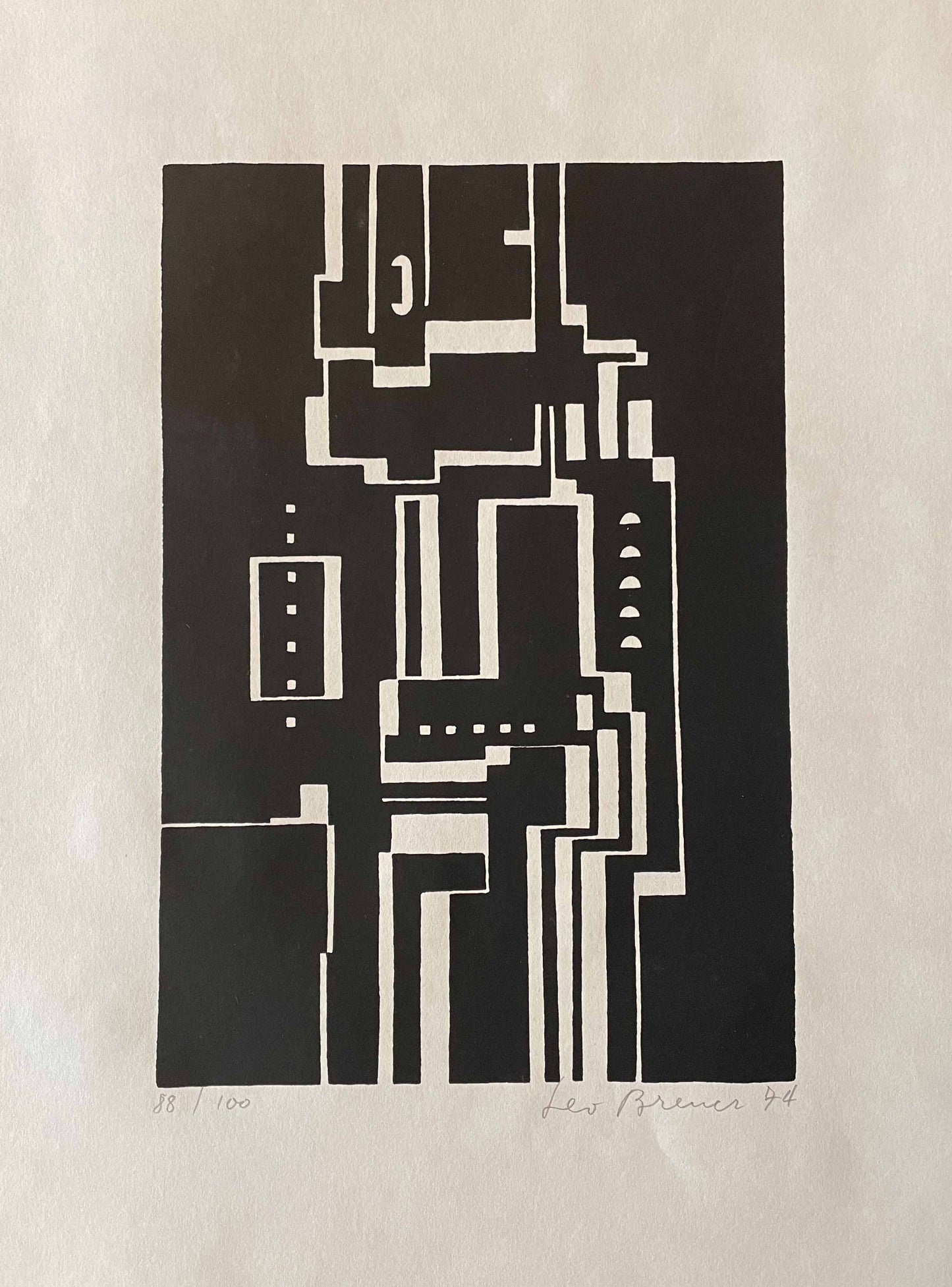 Serigrafie "Bänder"